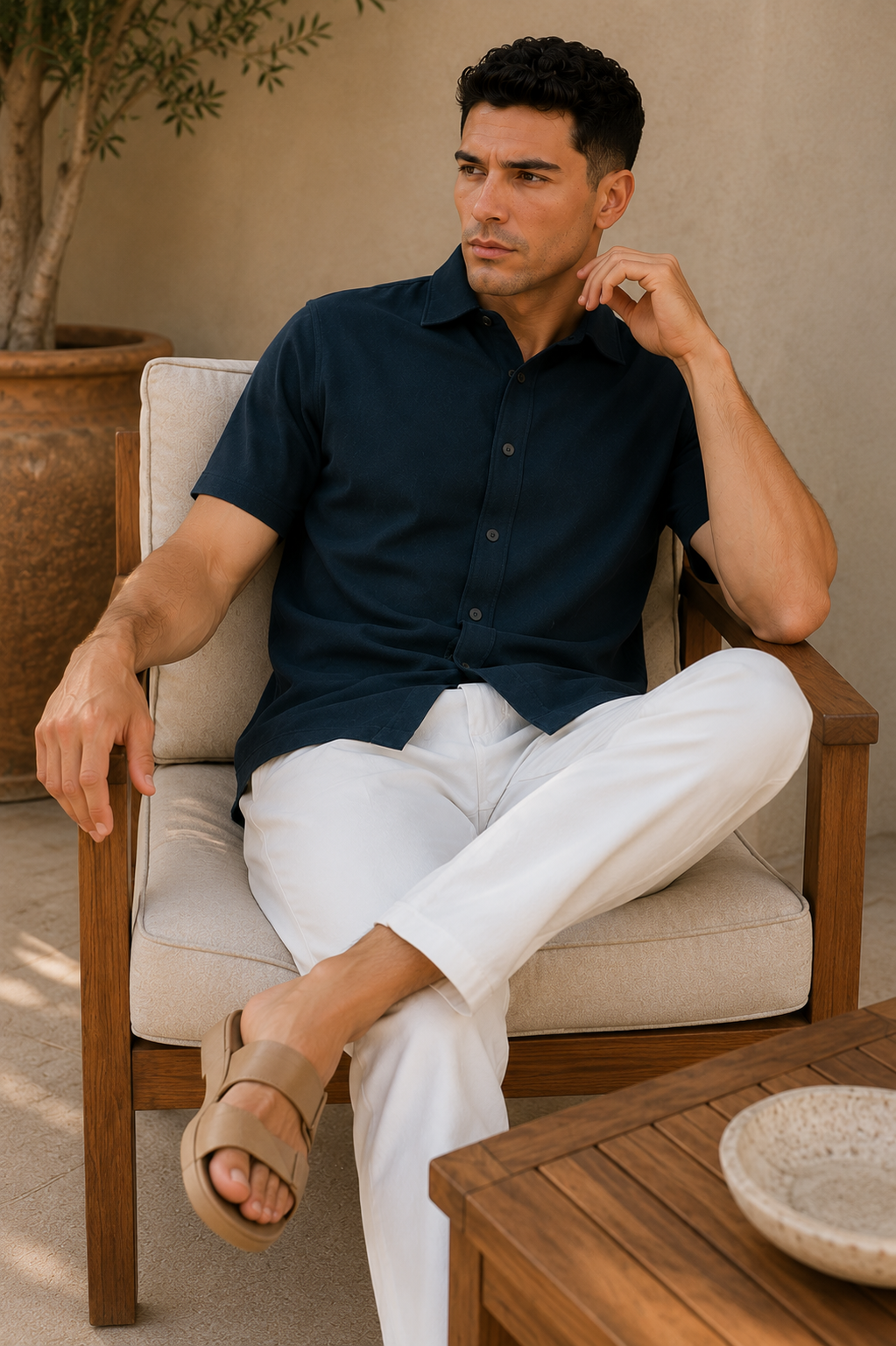 Kevesta Essential Classic Shirt - Charcoal Grey
