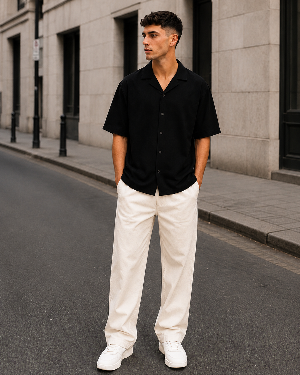 Kevesta Essential Classic Shirt - Black