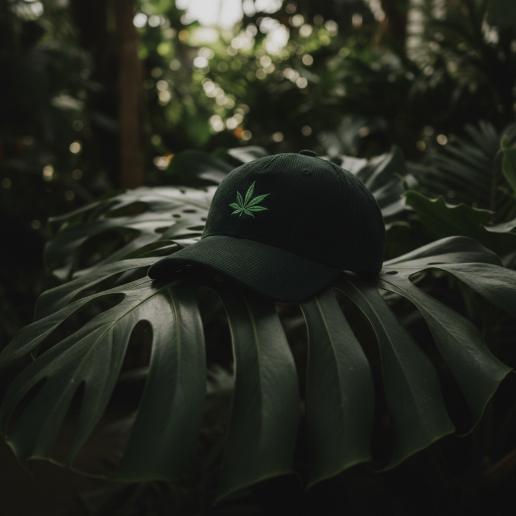 Kevesta Leaf Cap – Forest Green