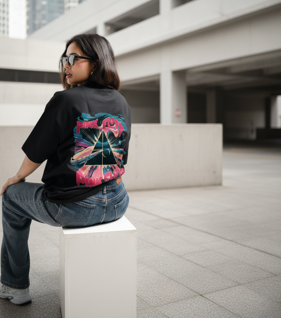 Kevesta Bold Graphic Oversized T-Shirt