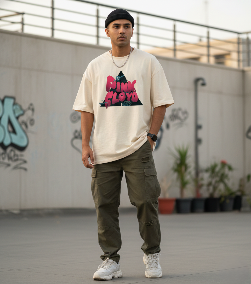 Kevesta Bold Graphic Oversized T-Shirt