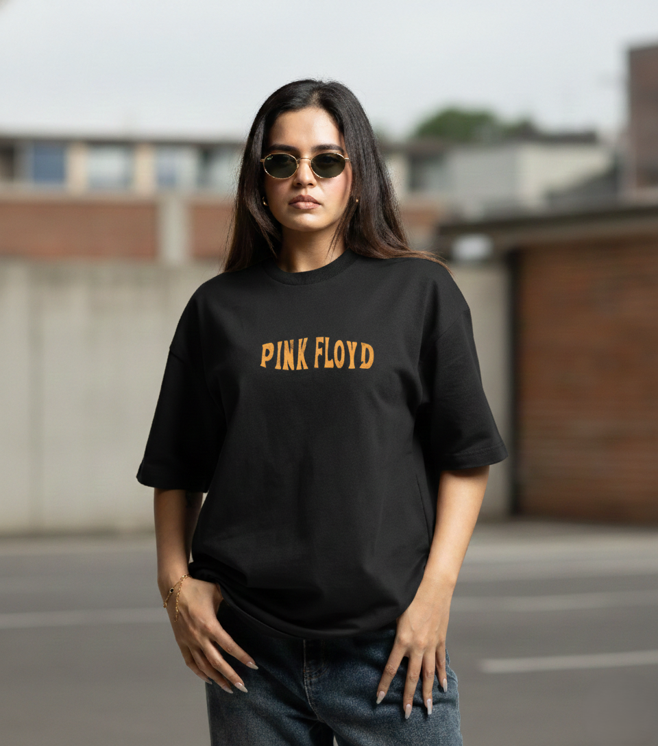 Floyd Retro Skull Graphic Oversized T-Shirt
